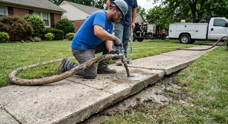 Sidewalk Leveling in Columbus, OH