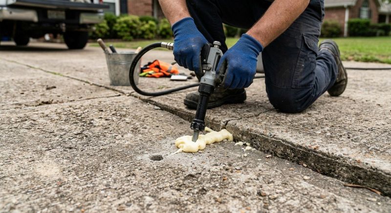Sunken Driveway Lifting in Denver, CO
