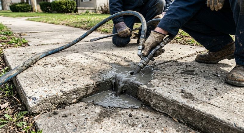Sunken Sidewalk Repair in Denver, CO