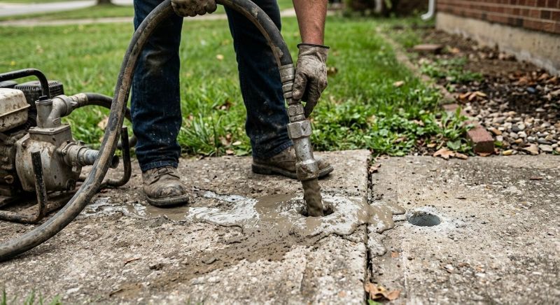 Concrete Mudjacking in Des Moines, IA