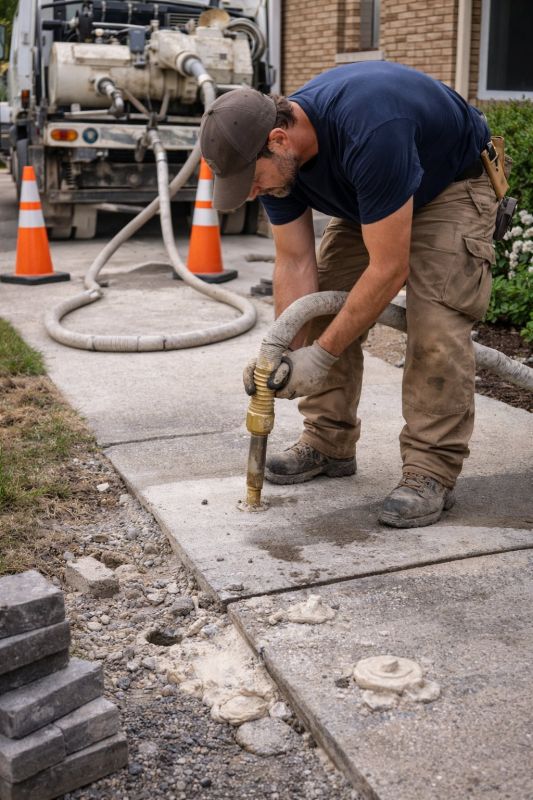 Concrete Mudjacking in Columbus, OH