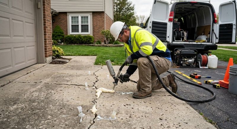 Concrete Poly Jacking in Columbus, OH
