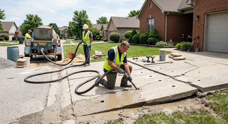 Driveway Slab Lifting in Columbus, OH