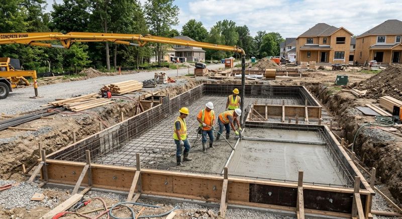 Foundation Pouring in Greenville, SC