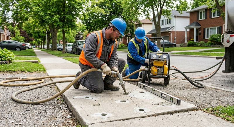 Sidewalk Leveling in Des Moines, IA