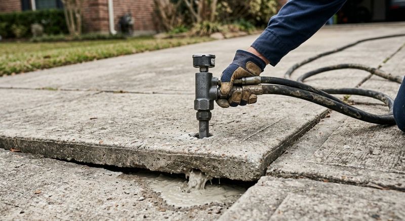 Slab Jacking in West Des Moines, IA