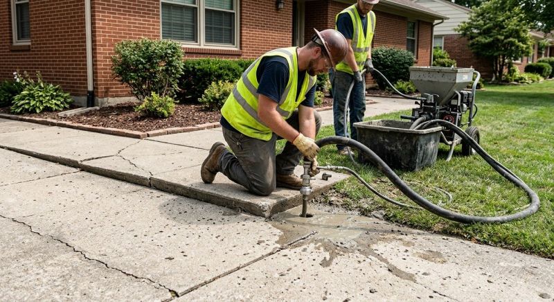 Slab Mudjacking in Columbus, OH