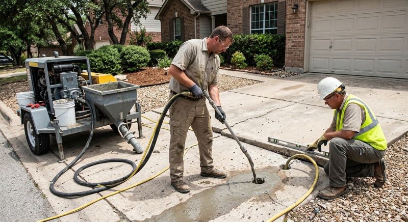 Slab Mudjacking in Des Moines, IA