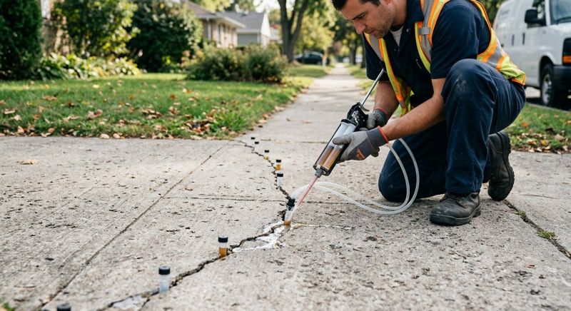 Sunken Sidewalk Repair in Corpus Christi, TX