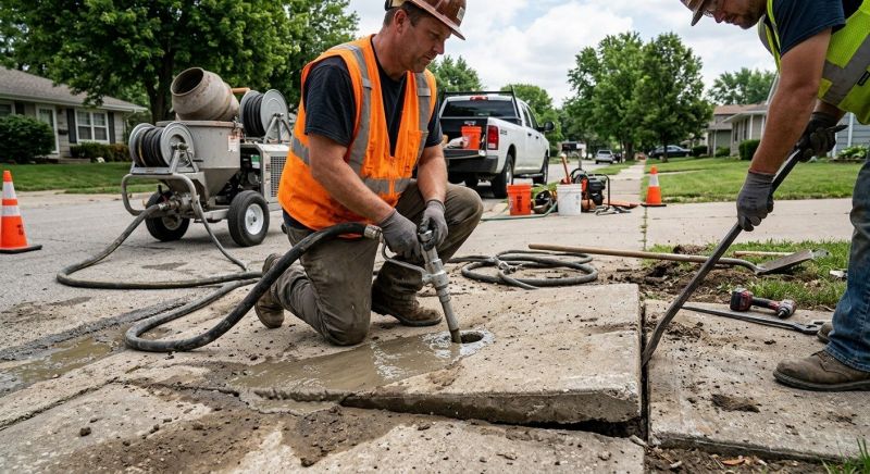 Sunken Sidewalk Repair in Miami Dade County, FL