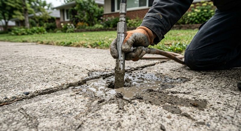 Walkway Leveling in West Des Moines, IA